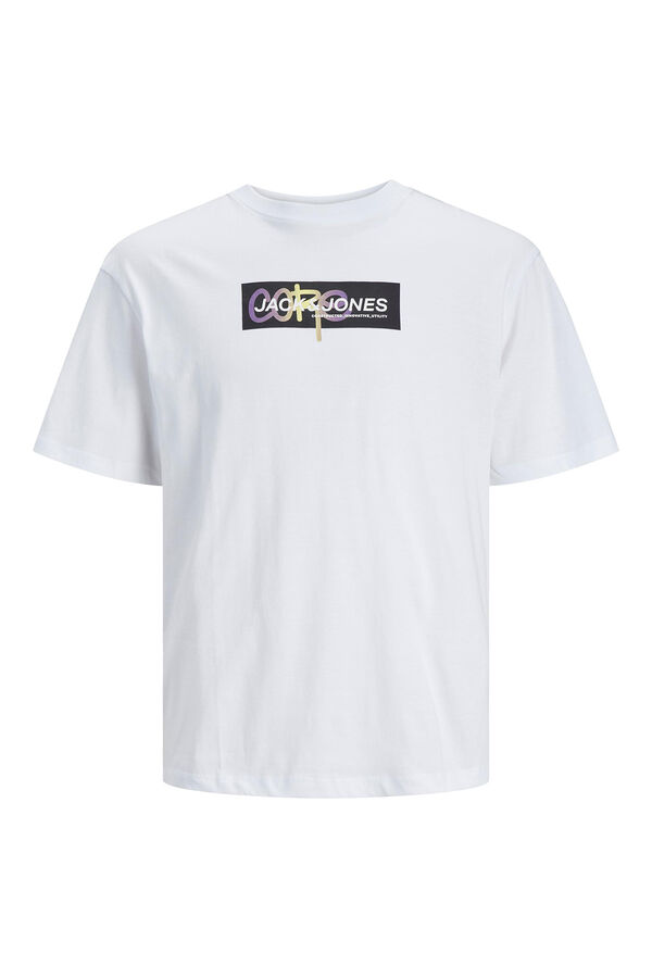 Jack & Jones T-shirt fit relaxed branco