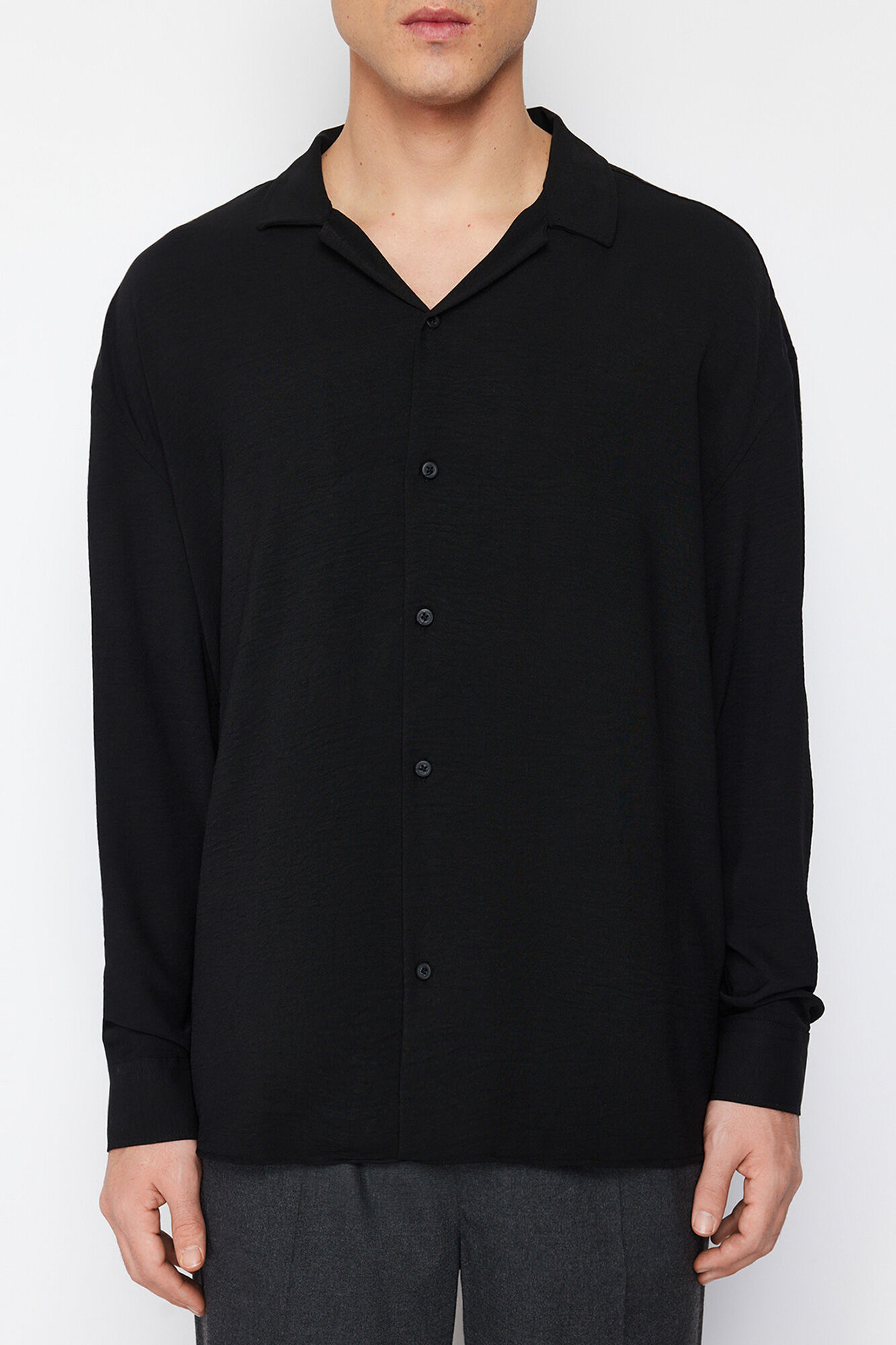 Trendyol Camisa fluida de manga comprida
