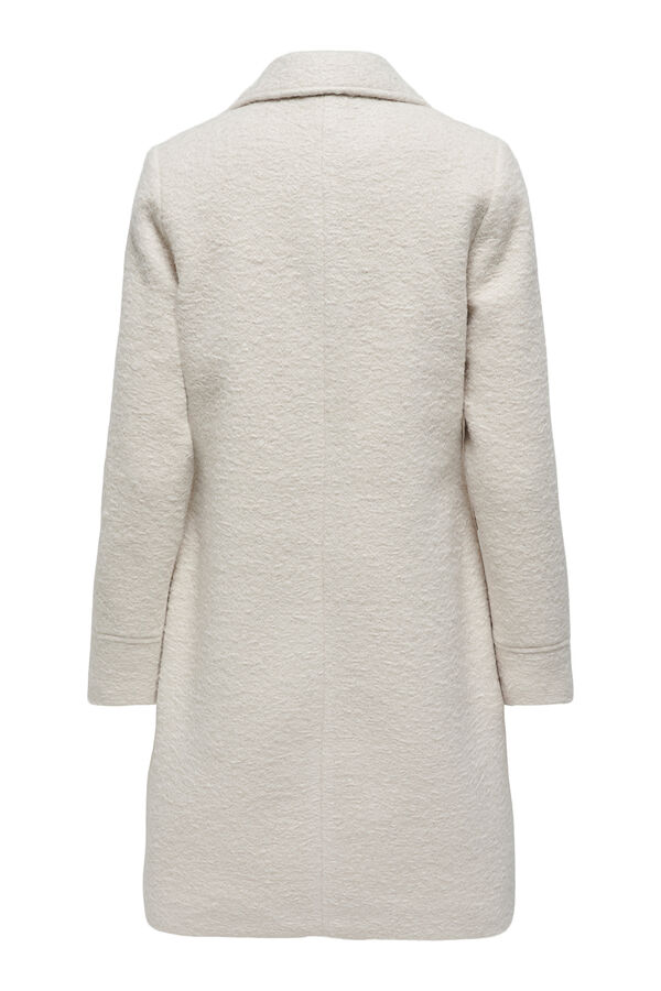 Only Abrigo con solapas gris