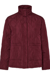 Pieces Casaco acolchoado vermelho