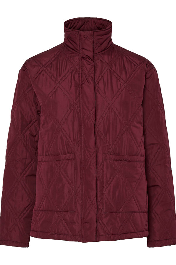 Pieces Casaco acolchoado vermelho