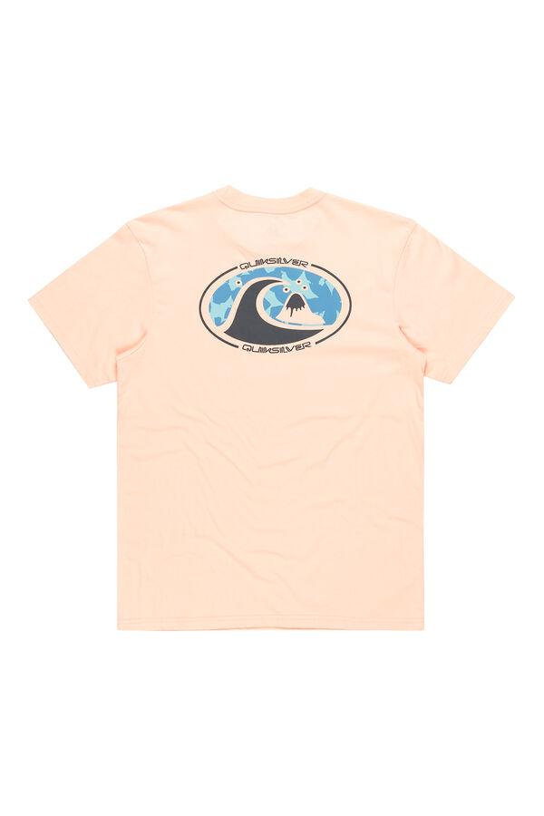 Quiksilver  Camiseta masculina de manga curta vermelho