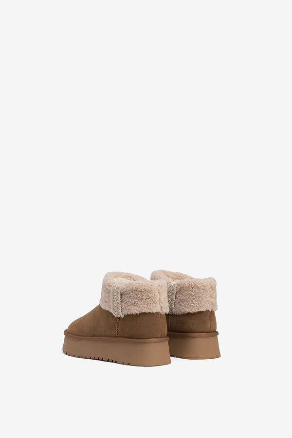 Tiffosi Botines Forro Pelo Rizado nude