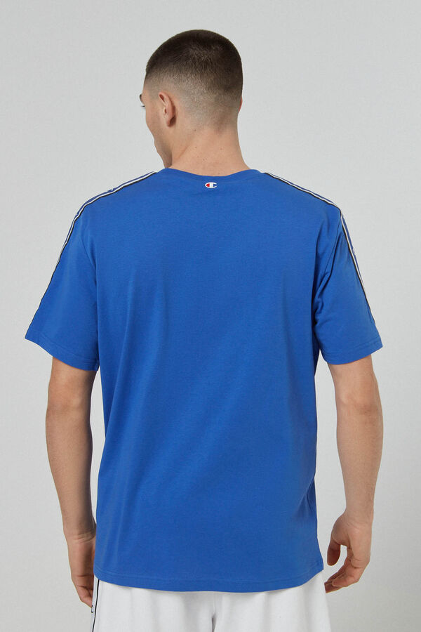 Springfield Camisola manga curta com logo na cintura lateral  azul