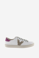 Victoria Zapatillas detalle glitter fucsia