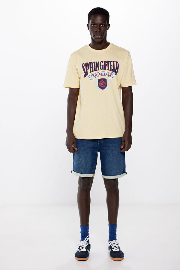 Springfield Bermuda vaquera turquesa