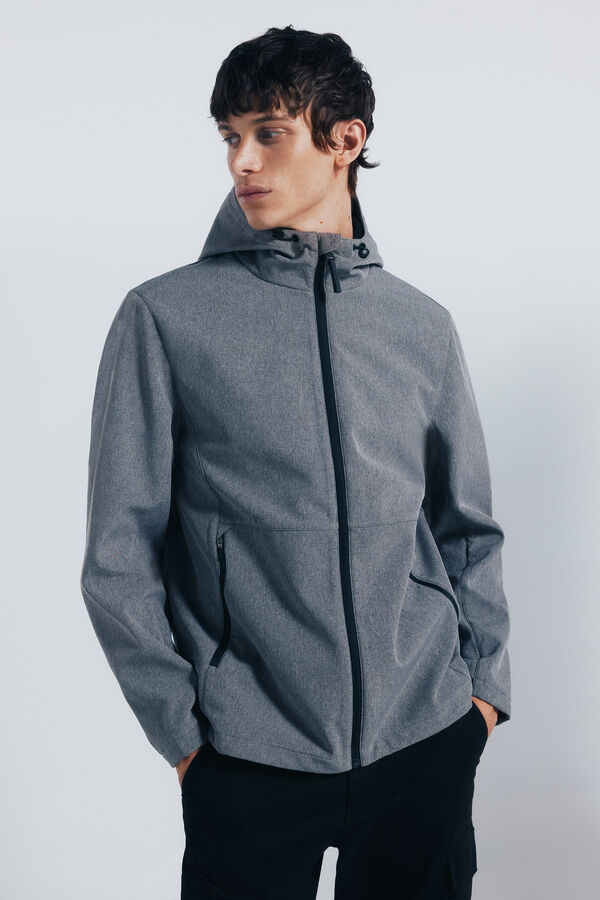 Springfield Parka t&eacute;cnica shofshell cinzento