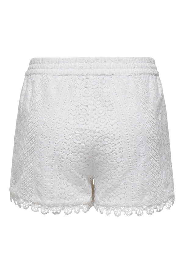 Only Short regular fit blanco