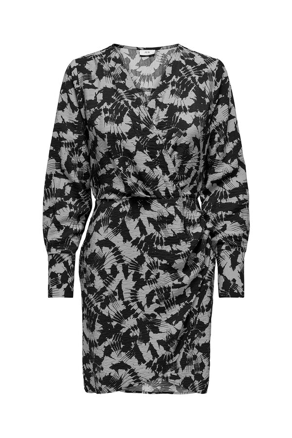 JDY Vesitdo ajustado de manga larga gris