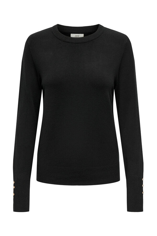 JDY Camisola de gola redonda preto