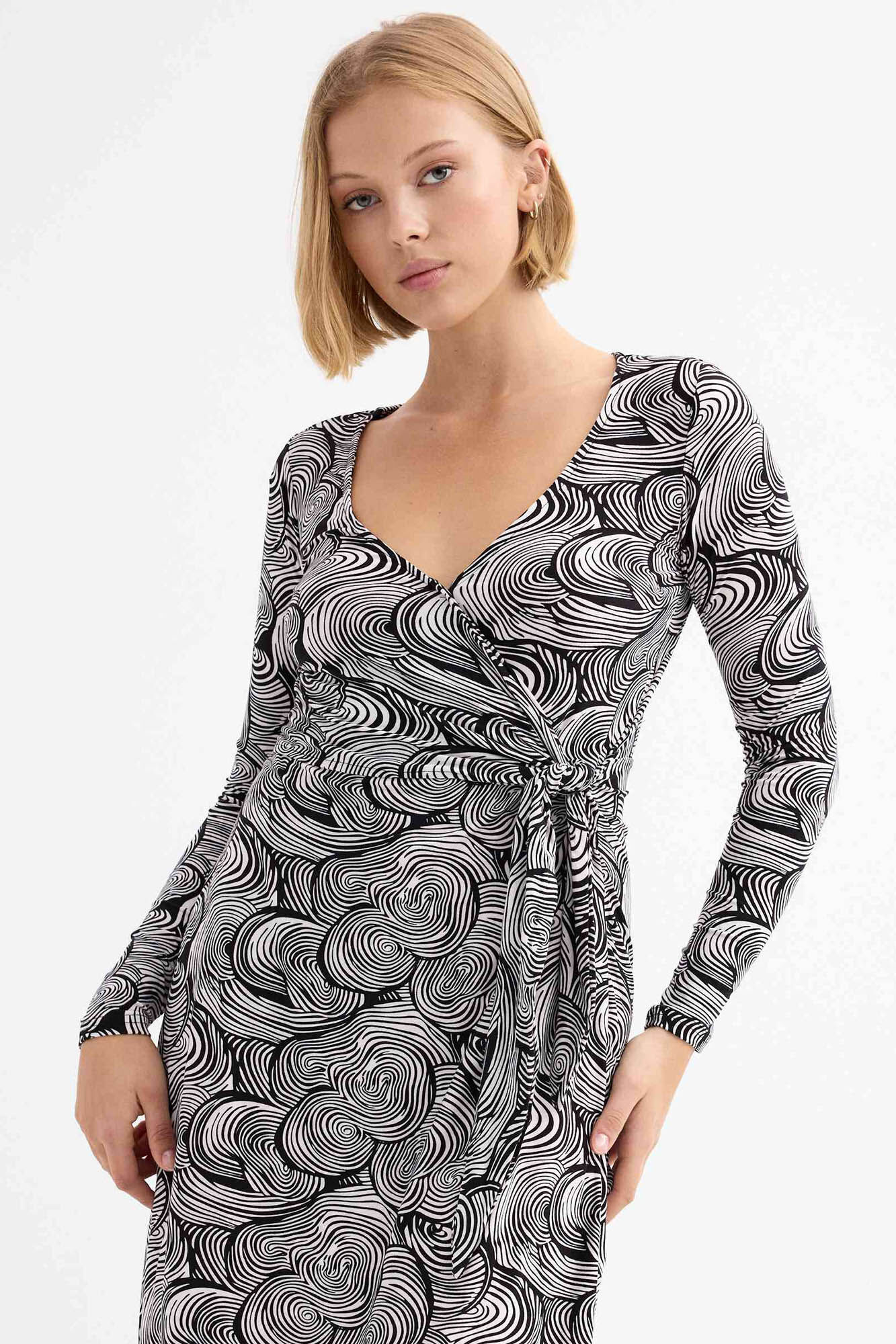 Inside Vestido Midi Estampado