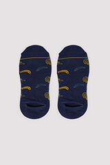 Springfield Calcet&iacute;n invisible platanos azul