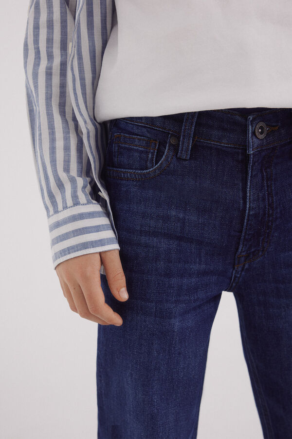 Springfield Kids Cal&ccedil;a denim leve de menino azul