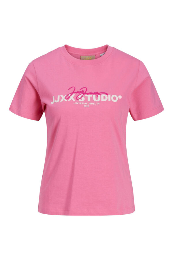 Jack & Jones T-shirt de manga curta rosa