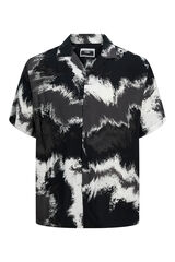 Jack & Jones PLUS Camisa con cuello resort gris