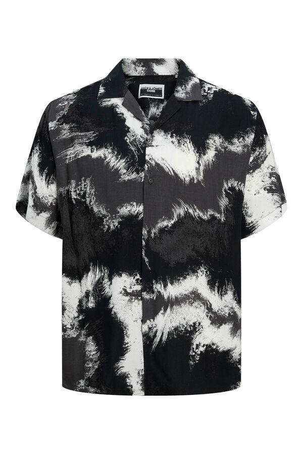 Jack & Jones PLUS Camisa con cuello resort gris