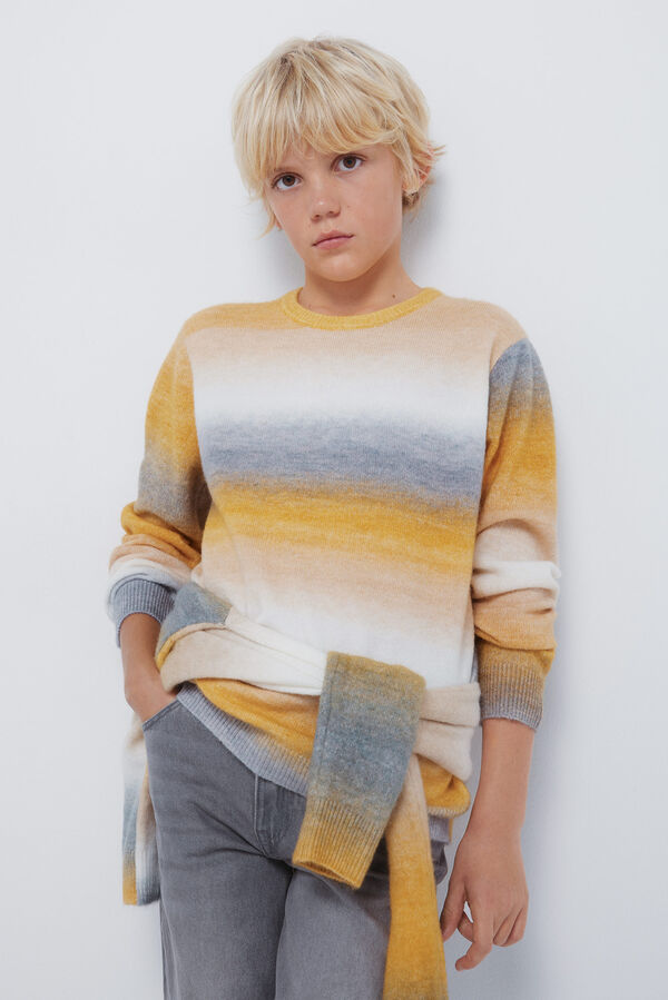 Springfield Kids Jersey rayas naranjas ni&ntilde;o amarillo