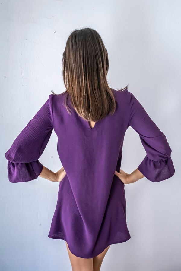Cul Sac Vestido curto com la&ccedil;ada rosa