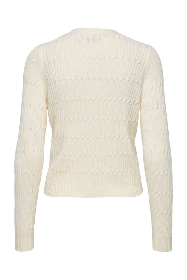 Only Cardigan abotonado blanco