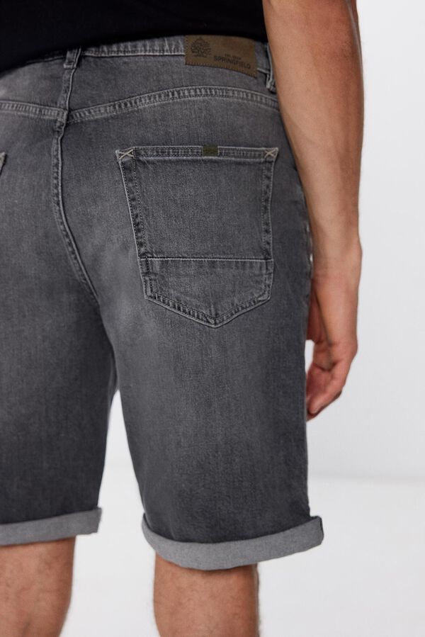 Springfield Bermudas ganga regular fit cinzento