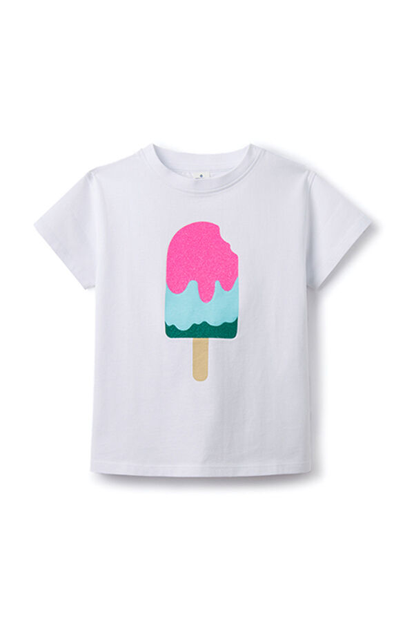 Springfield Kids Camiseta Helado ni&ntilde;a kaki