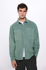 Springfield Sobrecamisa pana verde