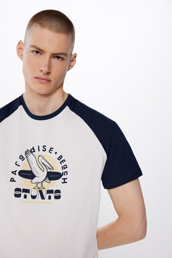 Springfield Pijama corto pel&iacute;cano azul