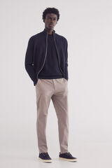 Springfield Pantal&oacute;n chino estructura comfort fit nude