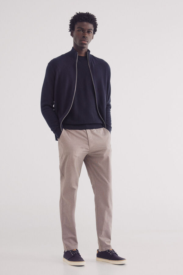 Springfield Pantal&oacute;n chino estructura comfort fit nude