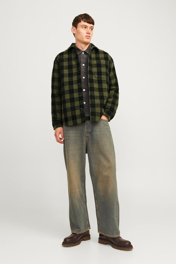 Jack & Jones Camiseta de pelúcia cru