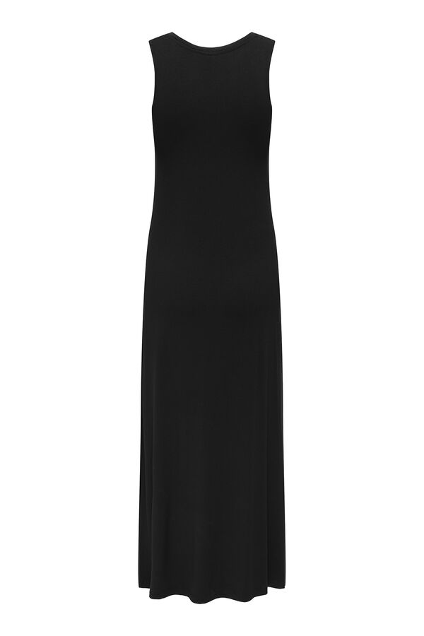 JDY Vestido largo fluido negro