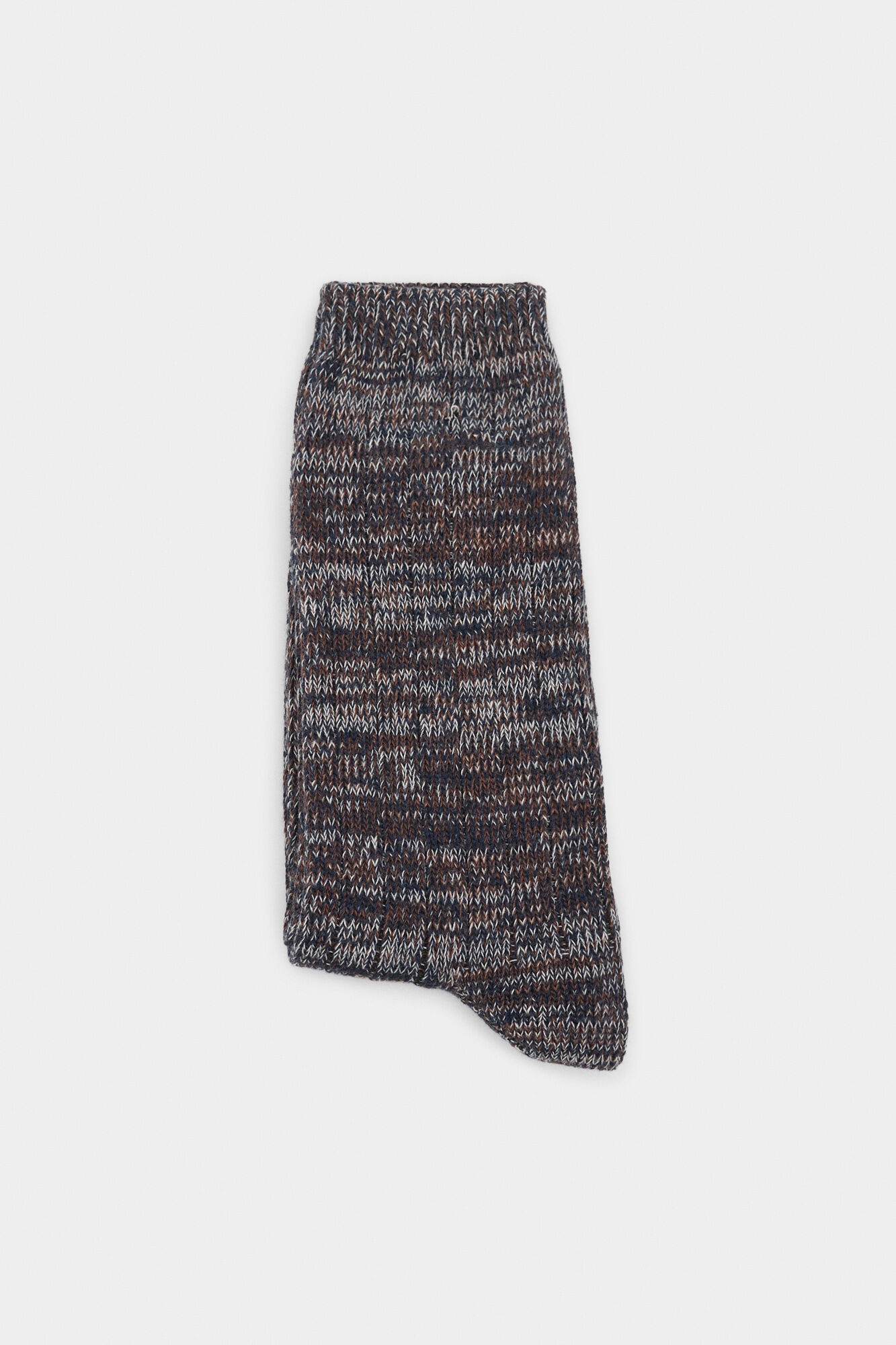 Springfield Meia de algod&atilde;o texturizada bicolor