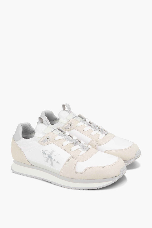 CK Jeans Sapatilhas runner Calvin Jeans homem branco
