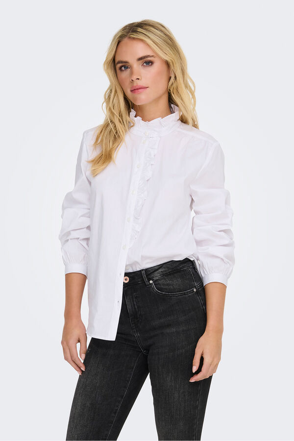 JDY Camisa de manga comprida branco