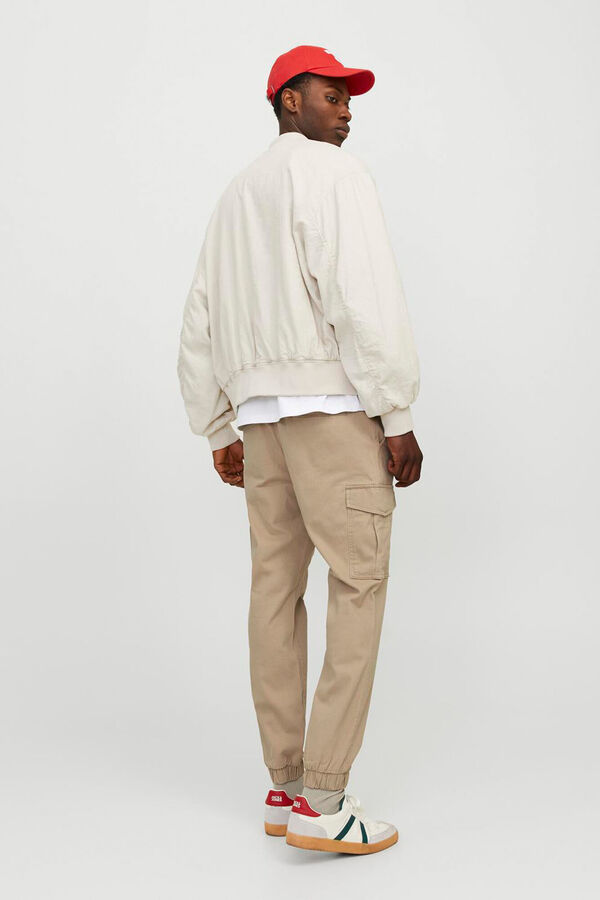 Jack & Jones Pantal&oacute;n slim fit cargo gris