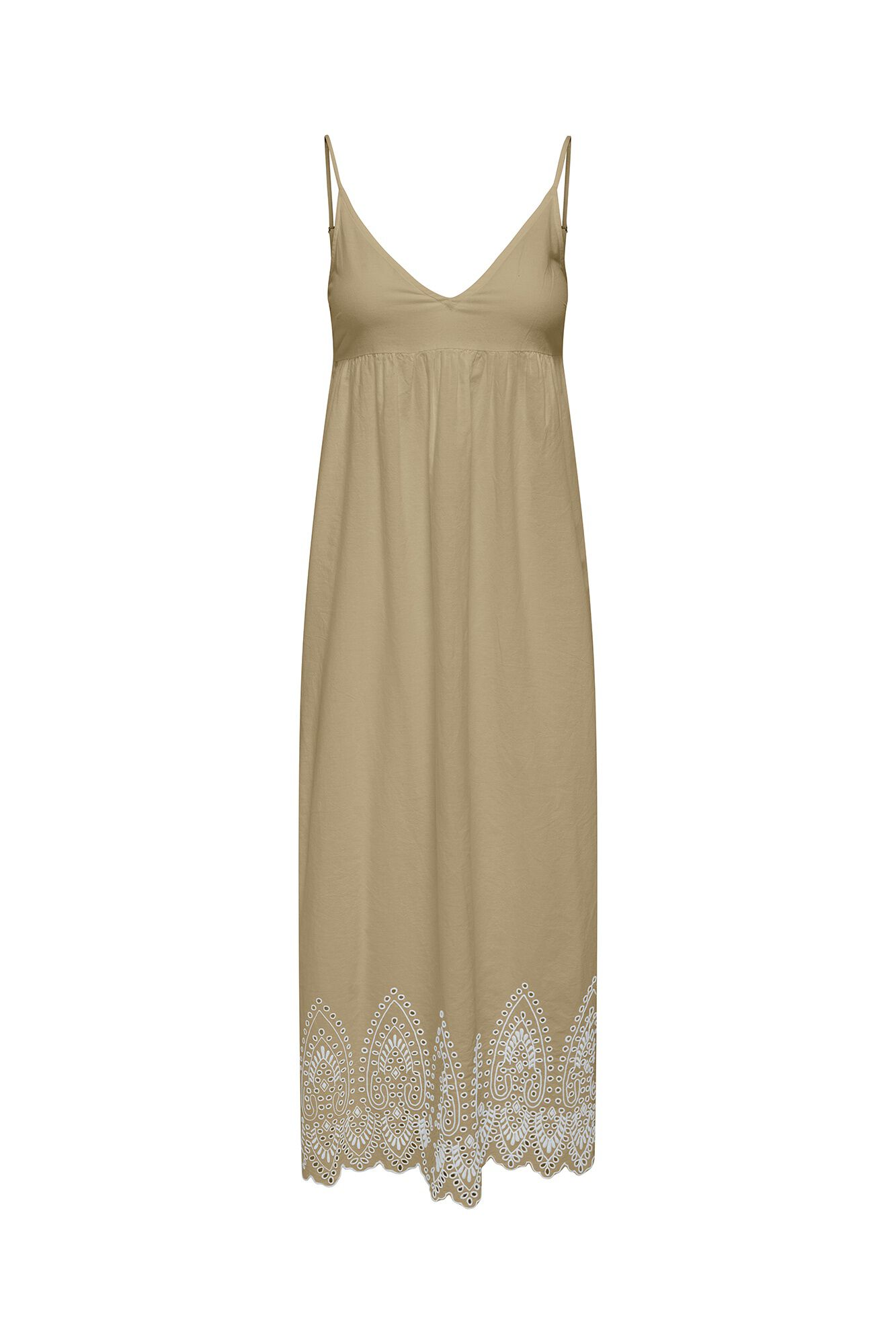 Only Vestido largo detalle bordados