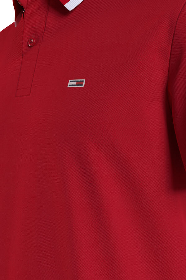 Tommy Jeans Polo de hombre Tommy Jeans rojo