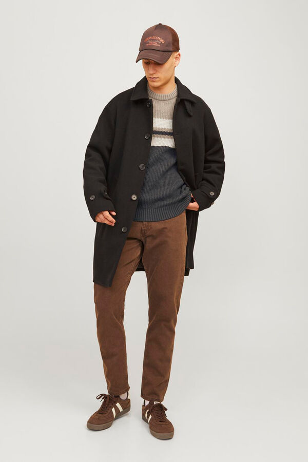 Jack & Jones Camisola riscas cinzento