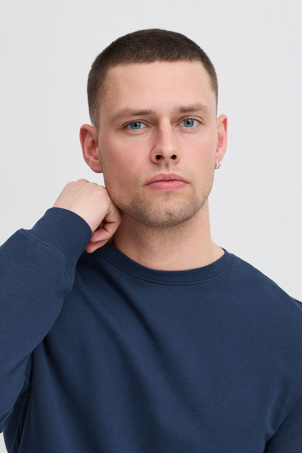 Blend Sudadera con cuello redondo azul