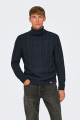 Only & Sons Jersey de punto de hombre regular fit azul