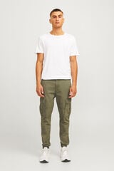 JJ REBEL Cal&ccedil;as cargo slim fit verde
