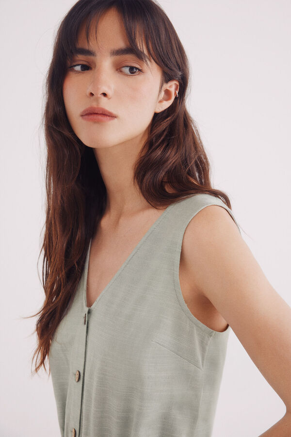 Springfield Macac&atilde;o curto de algod&atilde;o verde