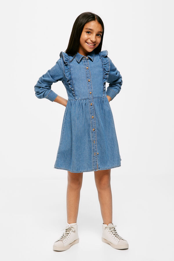 Springfield Kids Vestido vaquero ni&ntilde;a azul