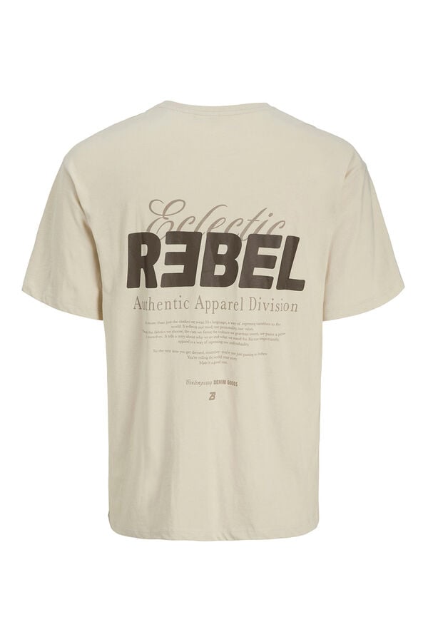JJ REBEL Camiseta regular fit gris