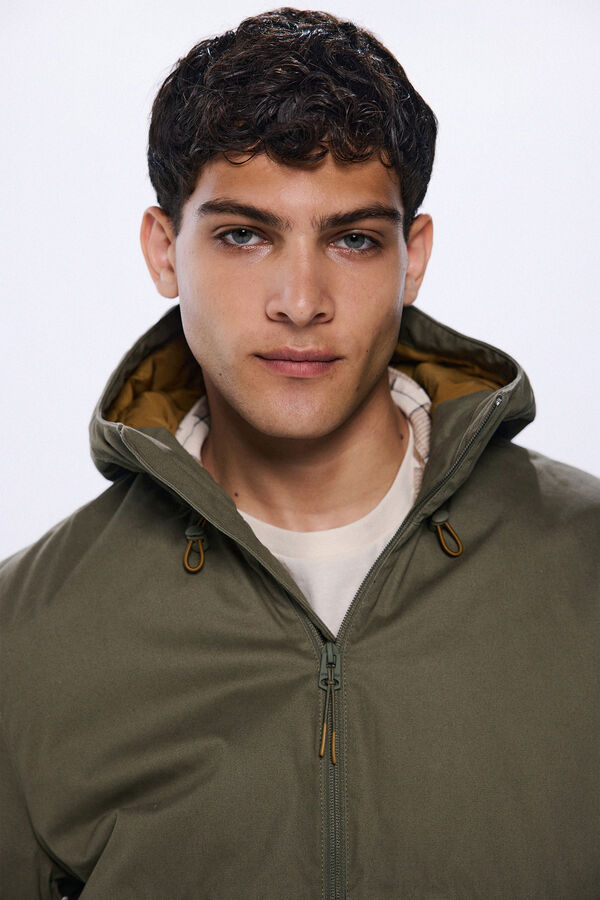 Springfield Jaqueta acolchoada de algodão bege