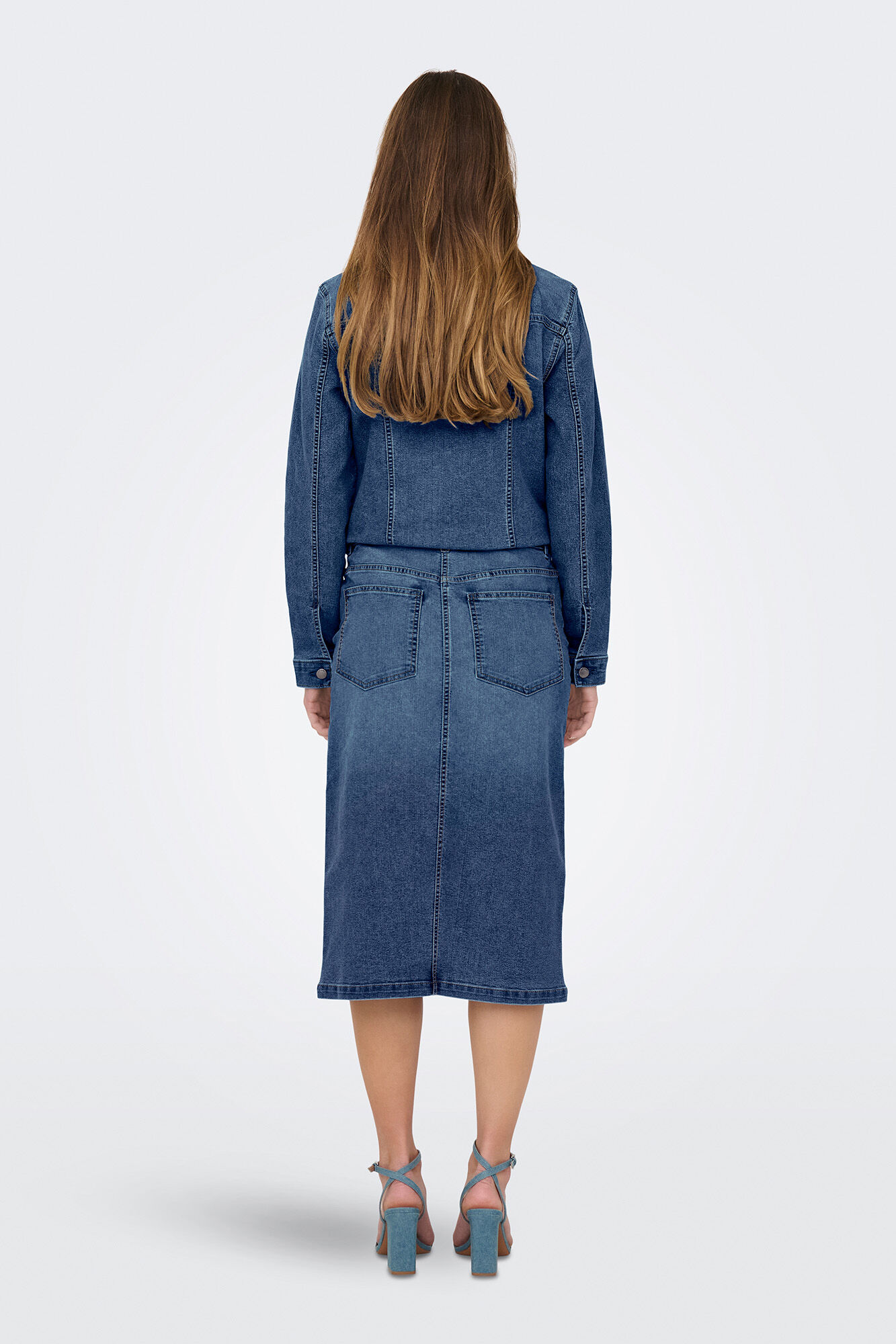 JDY Falda vaquera midi