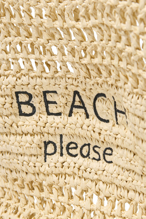 Only Bolsa de ráfia  branco