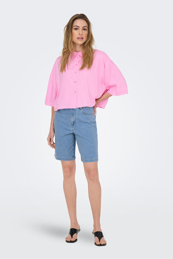 Only Bermuda denim azul