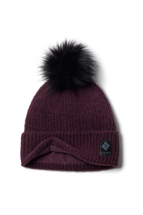 Columbia Gorro con pomp&oacute;n Columbia Winter Blur&trade; morado/lila