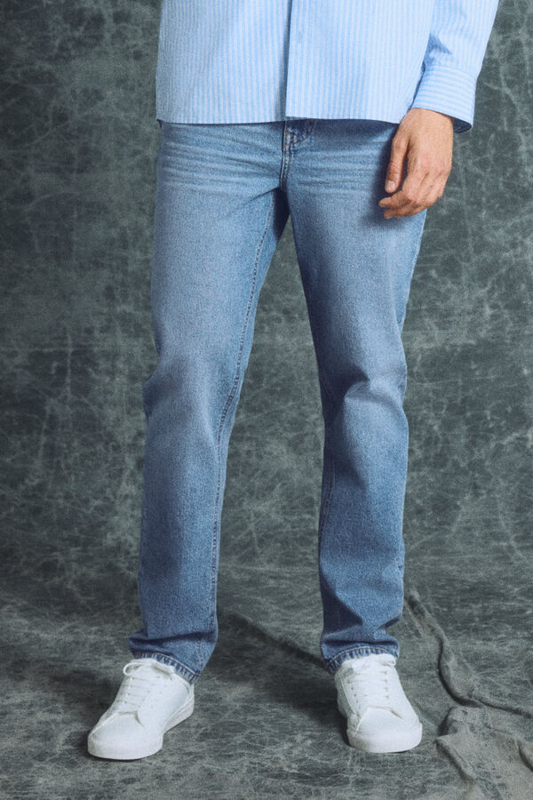 Springfield Jeans regular fit turquesa